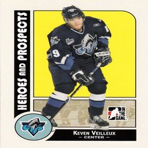 Keven Veilleux (Rimouski Oceanic) 2008 In The Game Prospects Card - Number 92